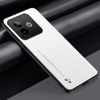 Plain Leather Phone Case for Realme GT 7 Matte Silicone Soft Bumper Cover Cases For Realme GT7 GT 7T GT 7Pro Funda Realme GT7 Pro balta