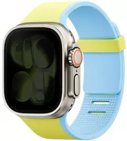 Dirželis UNIQ Revix IV Reversible Magnetic do Apple Watch Series 4/5/6/7/8/9/10/11/12/SE/SE2/SE3/Ultra/Ultra 2/Ultra 3/Ultra 4 44/45/46/49mm šviesiai žalia-mėlyna