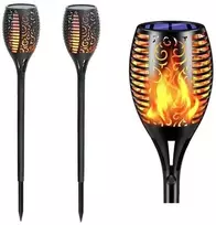 Lauko sodo žibintas, 600mAh, 58cm, 2vnt. Airi, spalva: juoda