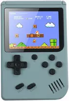 Black Bird Žaidimų konsolė Nešiojama retro žaidimų konsolė su 500 žaidimų Juodas Bird BH1207, pilka