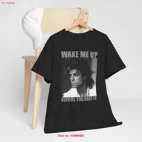 George Michael Jackson T Shirt Wake Me Up Before You Beat It Funny Viral Meme 90s Vintage Unisex Soft Graphic Casual L gray
