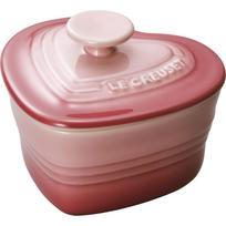 Le Creuset heat-resistant container Ramekin dAmour (with lid) Rose Quartz cold-resistant microwave oven compatible wedding gift anniversary bridal gray