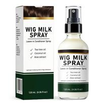 Wig Milk Spray, Leave-In Conditioner for Synthetic & Human Hair Wigs, 120ml 1PCS white