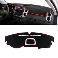 Car Dashboard Cover For Volkswagen VW Tiguan 2 MK1 MK2 2009 - 2012 2013 2014 2015 2016 2017 2018     Accessories 09-15 Red Side black