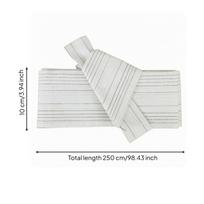 Austas medvilninis Obi diržas Patogus Kimono Universalus vyrams white