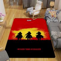 Red Dead Redemption Rug Floor Mat for Living Room or Bedroom Soft and Comfortable Carpet a Gift for Birthday and Holiday.SFF0917213 70x100cm( 27x39in ) red