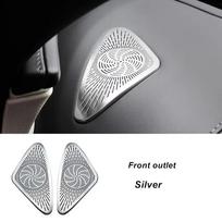 Metal Chrome Car Audio Speaker A Pillar/Door Loudspeaker Panel Protective Cover Trim For Mercedes Benz E Class W214 2024 2025