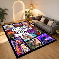 Gta Vi Living Room Nonslip Area Rug Soft Carpet For Bedroom Game Playroom Sofa Office Home Decor Doormat Christmas Gift C92658 120cmx160cm