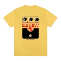 big muff marškinėliai gitaros pedalo efektas shoegaze medvilnė vyriški marškinėliai nauji marškinėliai moteriški topai S black