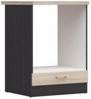 Spintelė įmontuojamai buitinei technikai Junona Line, ruda sp./smėlio sp., 51 cm x 60 cm x 85.7 cm