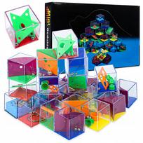 Loginio žaidimo kubelių rinkinys click4TOYS, 24 vnt., nuo 3 metų