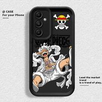 Vienas Gabalas Luffy Šaunus dėklas Samsung Galaxy A71 A72 A23 A51 A73 A34 A12 A13 A53 A54 A35 A36 A56 A15 A16 A26 A32 Telefonui Galaxy A72 black