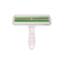 Chom Roller 2 Way Pet Hair Remover Self Cleaning Lint Brush for Dog Cat Hair on Furniture One Hand Use žalia