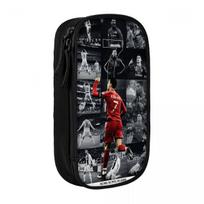 Futbolo Cr7 Prekės Dėžutė Ilgiems Pieštukams Futbolo Ronaldo Aksesuarai Dvigubo Sluoksnio Pieštukinė Mergaitės Kosmetinė Nuostabi Dovana (as the picture,Large)