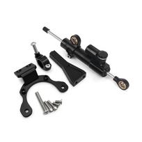 Vairo slopintuvas Stabilizatorius Motociklui Kawasaki Z900 z900 2024 Z 900 2018-2024 Slopintuvų tvirtinimo kronšteino atraminis komplektas Set C-black