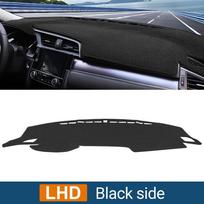 For Honda Civic 10th Gen 2016 2017 2018   Car Dashboard Cover Sun Shade Mats Avoid Light Pads Anti-UV Carpet Accessories A LHD Black Side