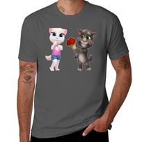 Talking Tom Heroes Tshirt Street Style Casual Tee Shirt Tshirt 3XL black