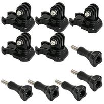 360° Rotate Action Camera Mount Base with Thumb Screw Set for GoPro Hero 13 12 11 10 9 8 DJI OSMO Action 6 5 4 3 Insta360 SJCAM