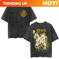 Customization Shirt Anime Jojo Bizarre Adventure STEEL BALL RUN Vintage Acid Washed T Shirt Men Women Cotton Casual Short Sleeve 2XL black