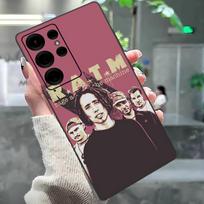Rap Metal Band Rage Against The Machine Phone Case For Samsung S 24 Fe 25 Ultra Plus 20 Lite 21 30 22 23 24 22 Ultra 5G Fundas Samsung S24 ULTRA black