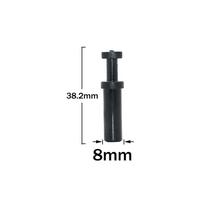 Outdoor Misting Cooling System Garden Irrigation Watering 8mm Brass Atomizer Nozzles Connector Kit for Patio Greenhouse black
