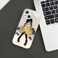 Watamote K-Kuroki T-Tomoko For IPhone 14 13 12 Mini 11 Pro XS Max X XR 14 Plus Tempered Glass Cover iphone XS black