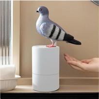 Automatic Foaming Soap Dispenser Powered Pigeon for Kids, Kitchen Gray Gray
