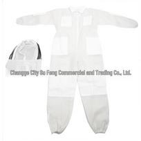 New Style Breathable 3-Layer Mesh One-Piece Bee Suit Anti-Bee Clothing Triple XL gray