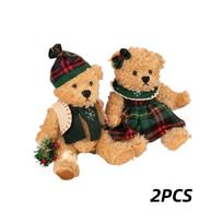 Cozy And Huggable Christmas Teddy Bear Green Great For Cuddling! 26cm/10.2 in žalia