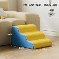 Sponge Dog Stairs: Washable, Non-Slip Ladder for Pets 25D Sponge/Washable yellow