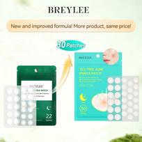 BREYLEE Tea Tree Night Acne Pimple Patch - Ultra-Thin 0.3mm 30 patches