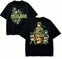 Metal Gear Solid Anime Lover T-shirt Harajuku Cotton New Model High Street Fashion Unisex Oversized high quality hot product tee XL beige
