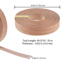 Hot Melt Adhesive Wood Edge Banding for Plywood Table / Cabinet ,7/8 in x 50 ft (22 mm x 15m) rožinė