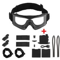 Tactical Goggles Anti Fog Air Defog Defogging Fan Anti-fog Kit Airsoft Shooting Motocross Mountaineering Protection Glasses2 BK