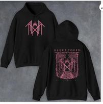 Sleep Tonken Even In Arcadia Floral Tour Dates 2025 Double Sided Hoodie XXL gray