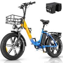 Ridstar MN20 Electric Bike 1000W 48V 20AH Removable Battery Adult City Commuter Electric Bicycle 20*4.0  Fat Tire Foldable Electric Bike