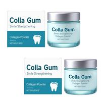 Collagen Tooth Powder 50g Portable Oral Care Powder for Daily Teeth Surface Maintenance 2pc