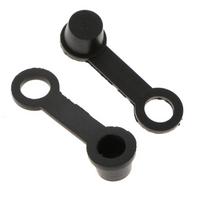 50x 6mm Brake Bleeder Screw Caps Grease Fitting Oil Drain Pump Rubber Dust Cover black