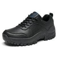 Madingi vyriški moteriški lauko trekingo batai kalnų laipiojimo sportbačiai Dropshipping rudens pavasario unisex neslystantys žygio batai Dydis 35-46 46 juoda