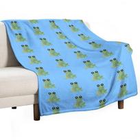 Marble Frog Throw Blanket Soft Plush Plaid Blankets For Baby Thermal Soft Blankets 30x40in gray