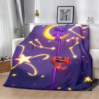 Cute Cartoon CATNAP DOGDAY Printed Blanket Picnic Blankets Warm Blanket Soft and Comfortable Blanket Home Travel Birthday Gift 100x150cm