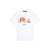 Palm Angels Meškiukas Trumpomis Rankovėmis Marškinėliai 'Balti' Vyriški PMAA001R21JER0010160 XXS beige