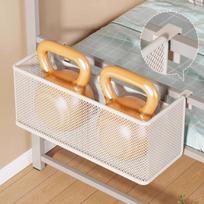 New Bedside Hanging Storage Basket Space Saving Multifunctional Metal Bedside Shelf For Hotel Office Dorm Bed & Bunk Bed Bedroom balta