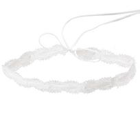 Kūdikio stiliaus Retro baltos nėrinukės juostelės Choker Saldus Šaltas ilgas dirželis Raktikaulio grandinėlė Subtilūs moteriški papuošalai Dovana white