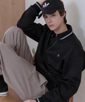 SELITIO Line Point Half Zip Sweatshirt Black Black/L
