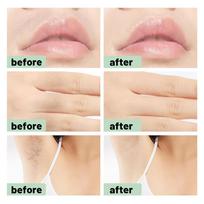 72 Pcs Wax Strips Lip Wax Strips For Women Facial Hair Removal Waxing Strips for All Skin Types Lip Wax Strip with 4 Clean Cotton beige
