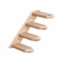 interior partitionMounted Cat Ladder Space Saving 4Step Stairmeans Sturdy Design Pet Furniture 4 Layers beige