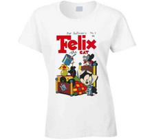 The Felix The Cat No 1 Classic Unisex Cotton T-Shirt All Size MA180 S white