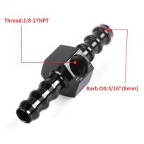 2-pcs Multi-Barb Fuel Pressure Gauge Adapter Kit with Sensor Port Fuel System Fittings7 5-16