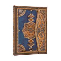 Paperblanks 2027 Safavy Midi Diary, Hardcover, Indigo, Size, DJ2253-5 brown